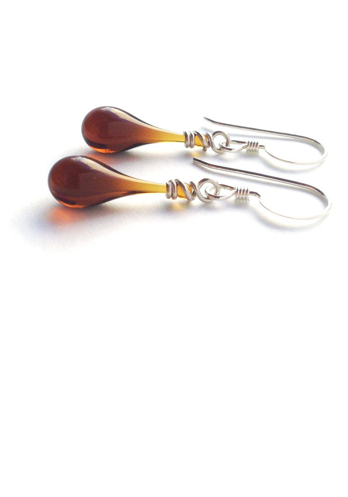 Bottle Brown Solaris Earrings - Sundrop Jewelry