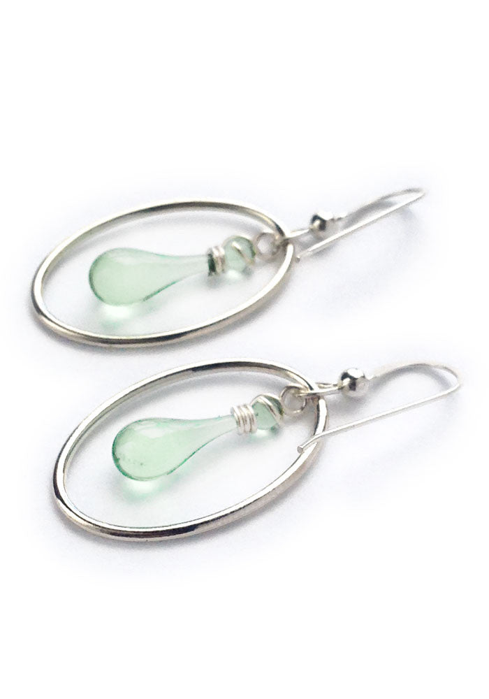 Cameo Earrings - glass Earrings by Sundrop Jewelry