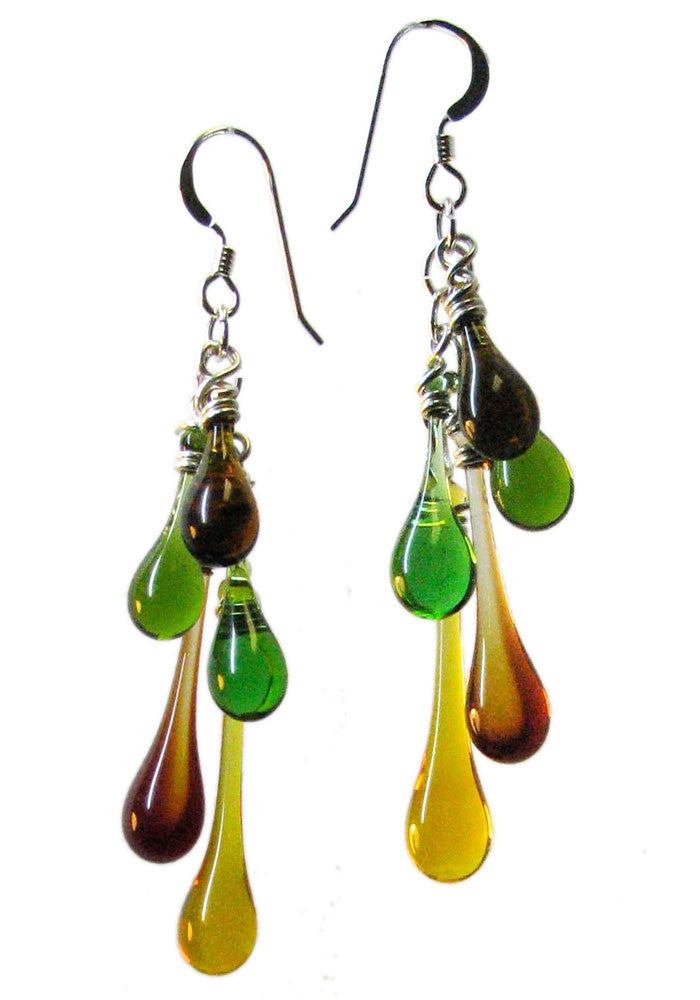 Fall Colors Cascade Earrings - Sundrop Jewelry