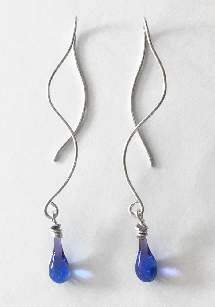 Illusion Earrings - glass Earrings by Sundrop Jewelry