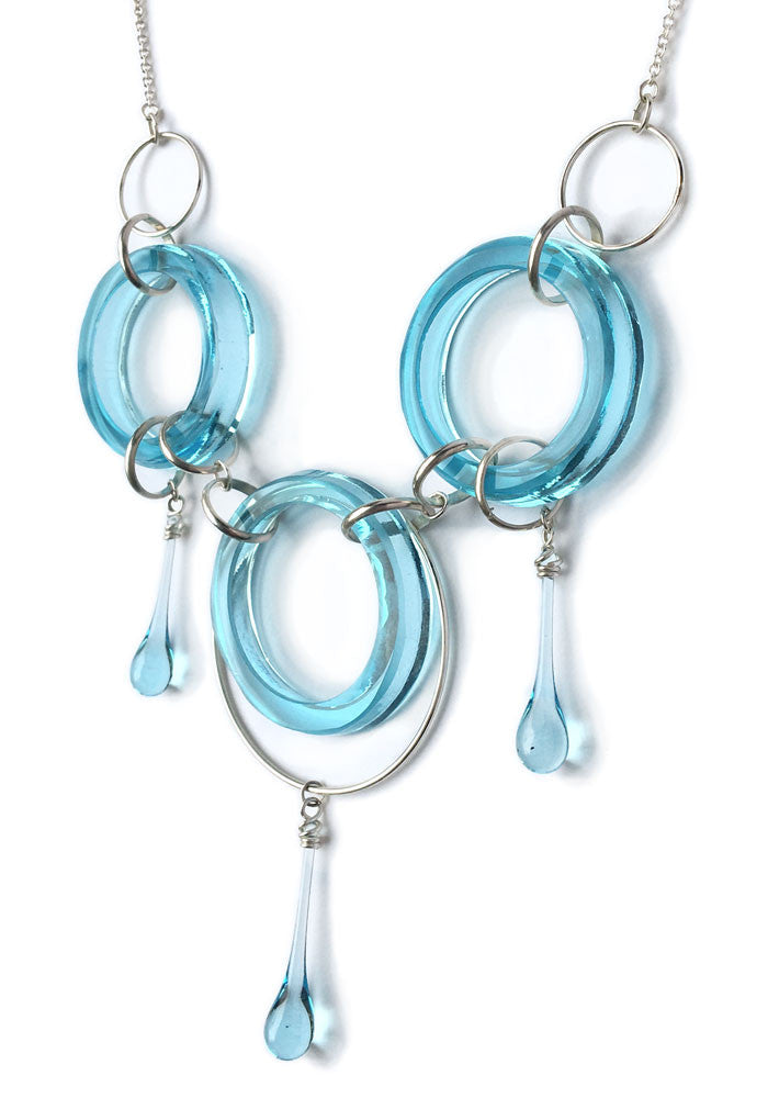 Perseid Necklace - glass Jewelry by Sundrop Jewelry