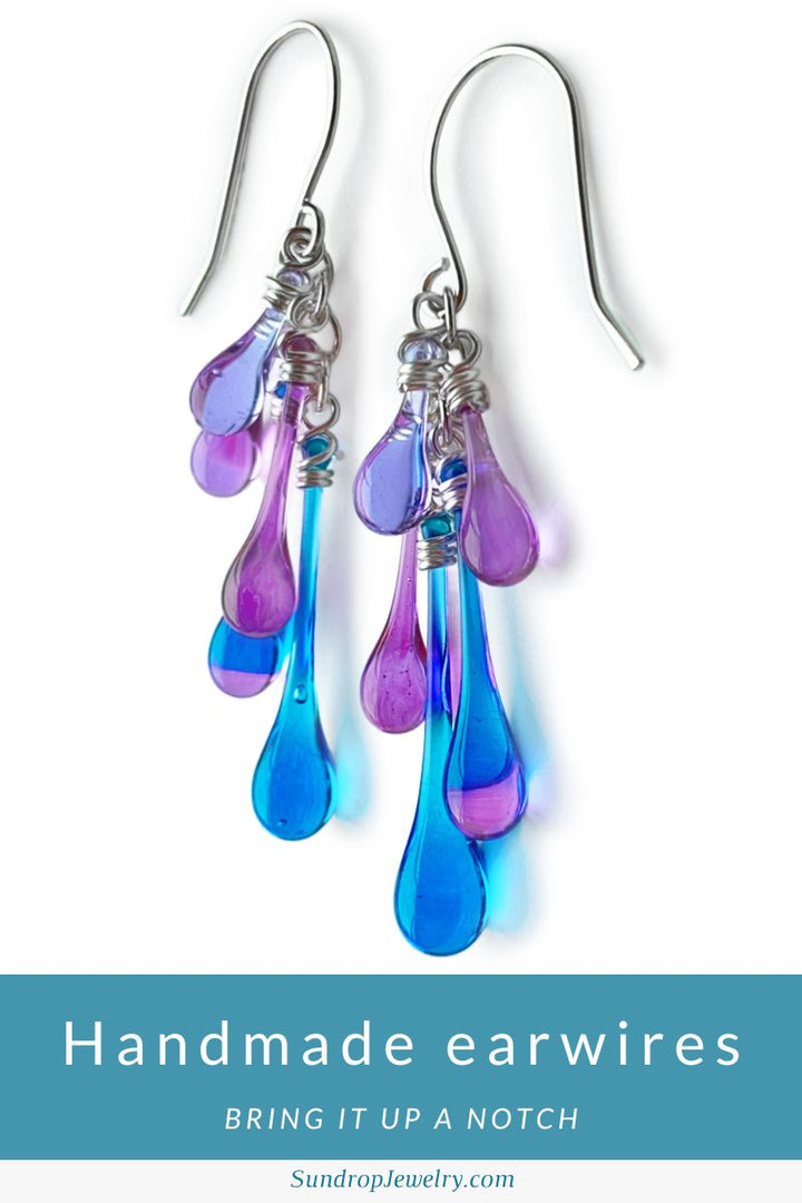 Handmade earwires bring it up a notch