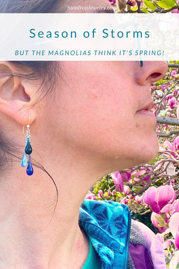 To celebrate the season of storms, the new colorway Storm by Sundrop Jewelry will be landing next week.  Join the mailing list now for early access to the new collection!