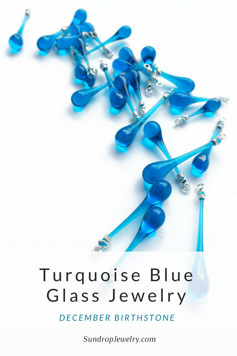 December gemstone - turquoise blue