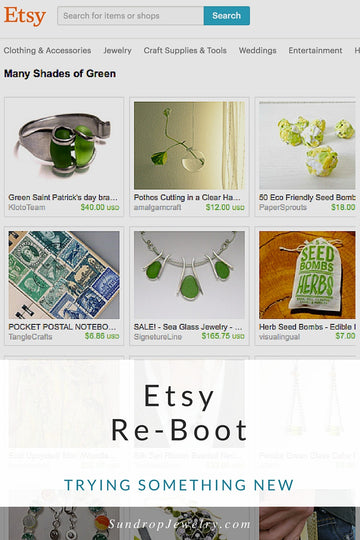 Sundrop Jewelry is back on Etsy
