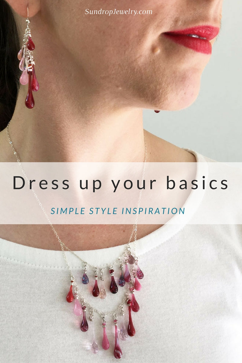 Simple style inspiration to dress up your Valentine's Day - or any day of the year!
