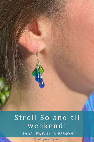 Shop jewelry in person - Stroll Solano all weekend!