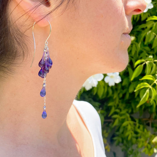 Ultraviolet Lanata Earrings - Sundrop Jewelry