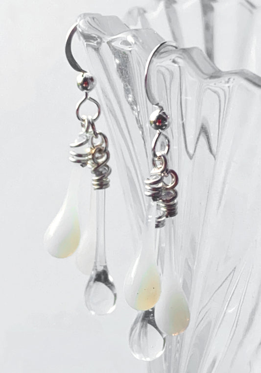 Trio Earrings "Cloudy with a chance of raindrops"