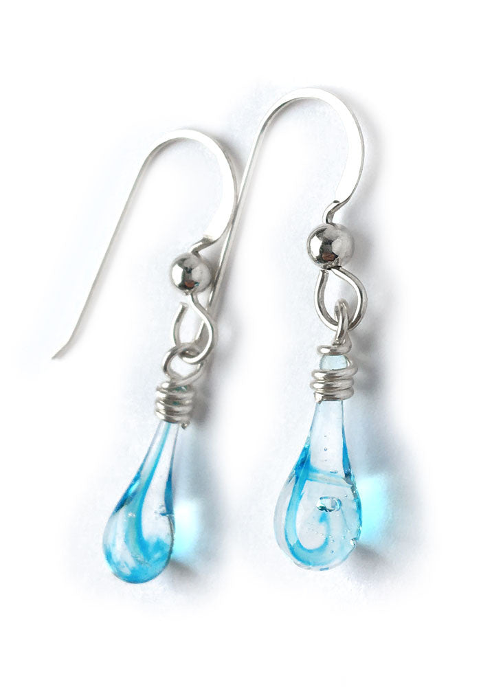 Demi Drop Earrings - glass Earrings by Sundrop Jewelry