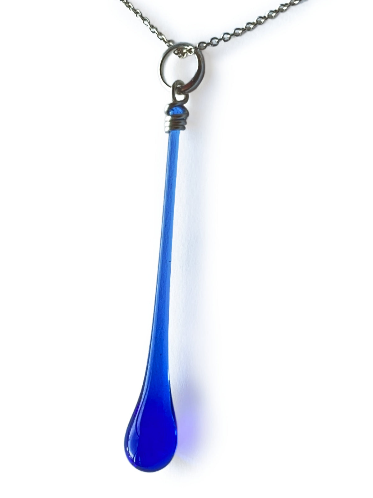 Extra-Long Cobalt Pendant - Sundrop Jewelry