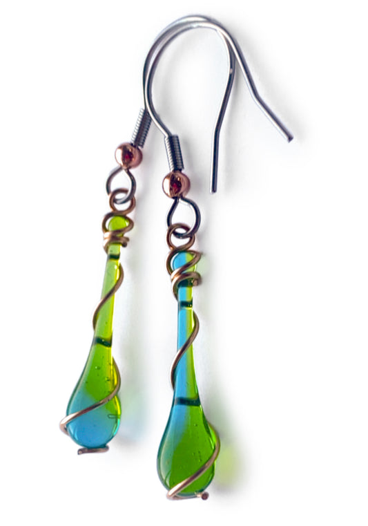 Lyra Bronze Earrings - Sundrop Jewelry