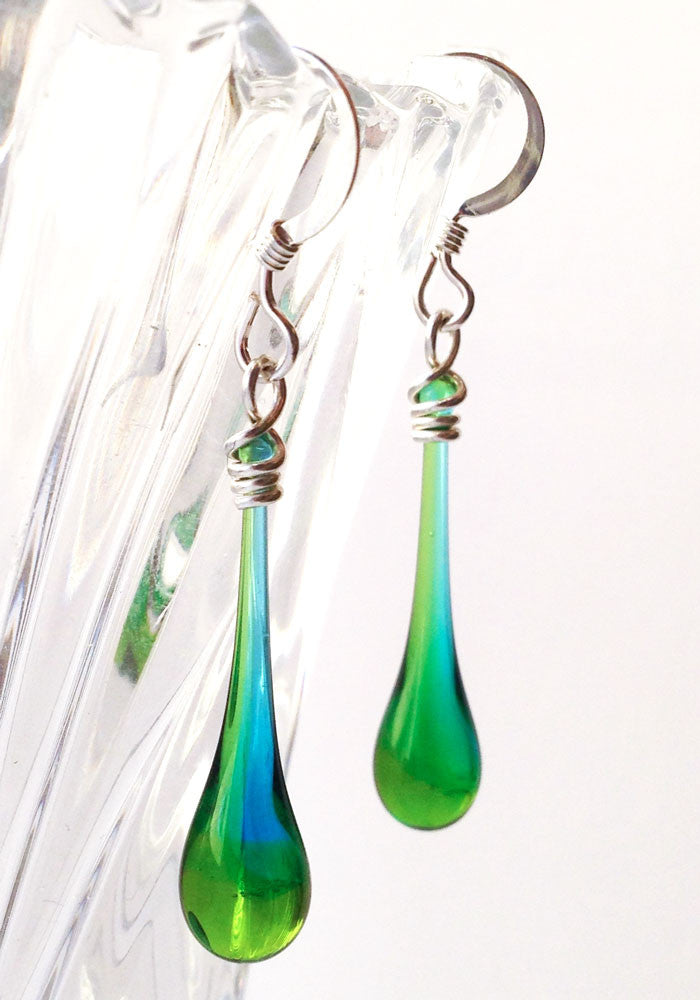 Solaris Glass Earrings - glass Earrings by Sundrop Jewelry