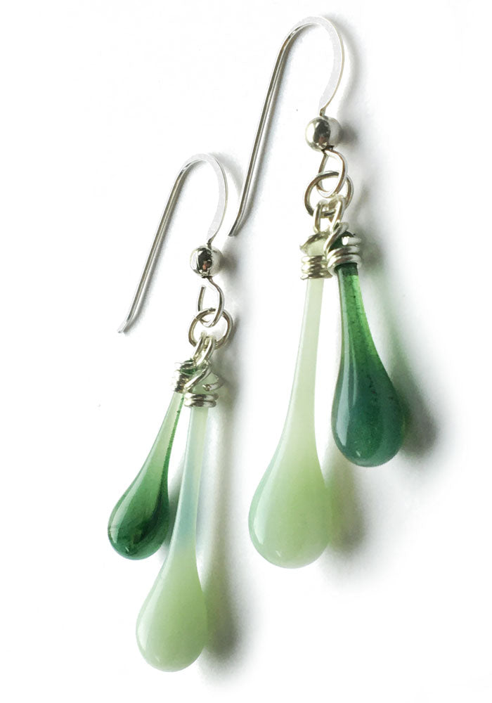 Spring Greens Duet Earrings - Sundrop Jewelry