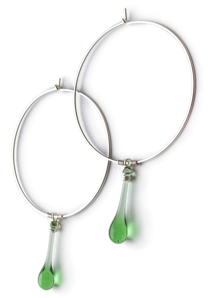 ECROU LARGE HOOP EARRINGS main image 1