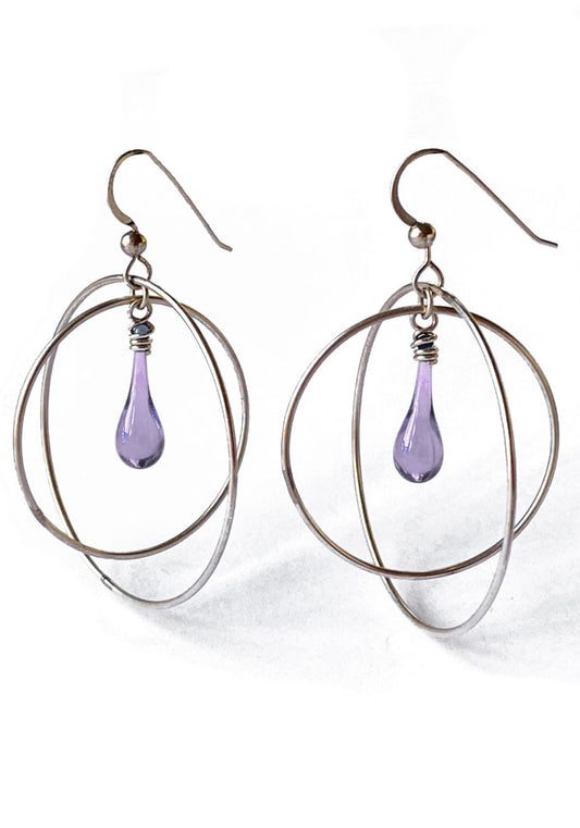 Gyroscope Earrings, large