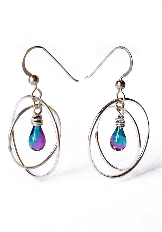 Gyroscope Earrings, small