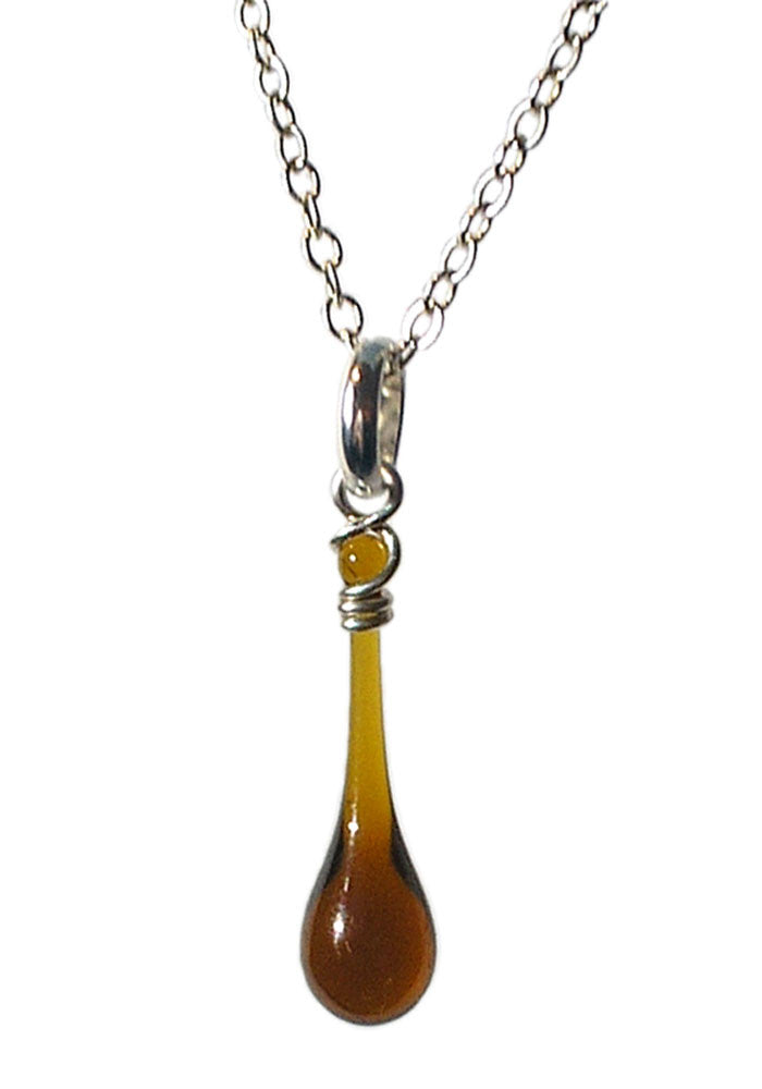 Bottle Brown Maressa Pendant - Sundrop Jewelry