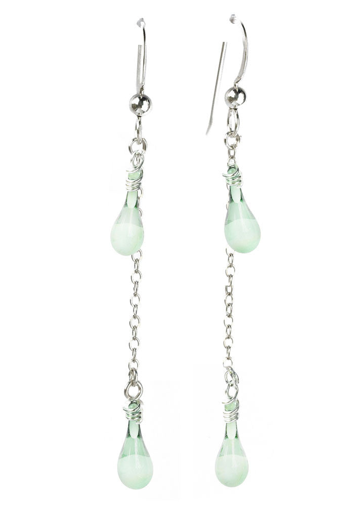 Eriantha Earrings - glass Jewelry by Sundrop Jewelry