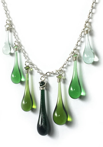 Concerto Necklace - glass Necklace by Sundrop Jewelry