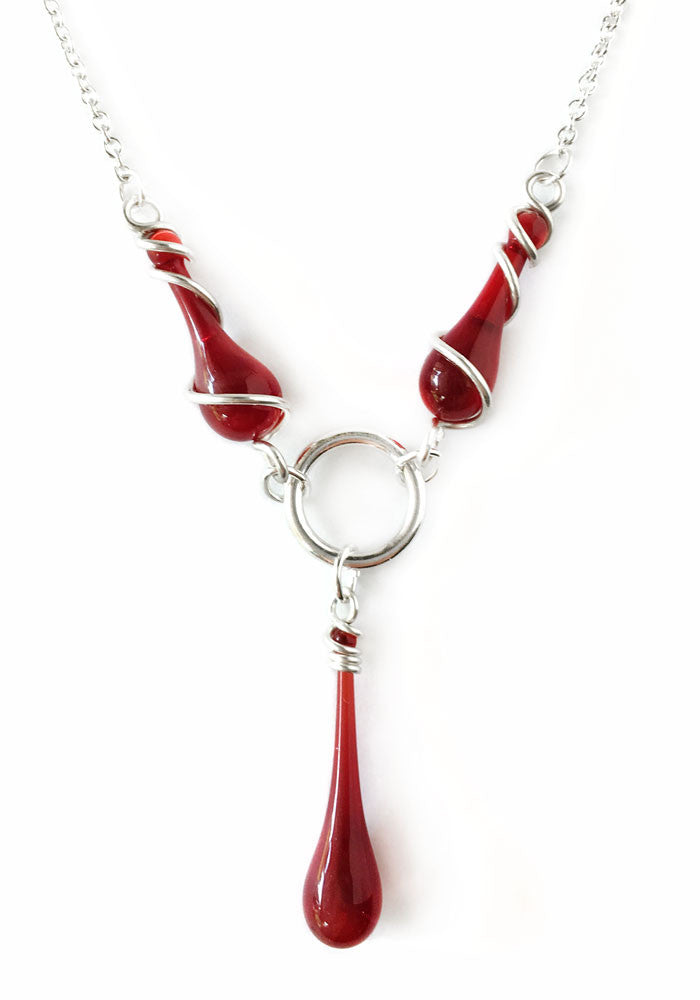Andromeda Necklace - glass Necklace by Sundrop Jewelry