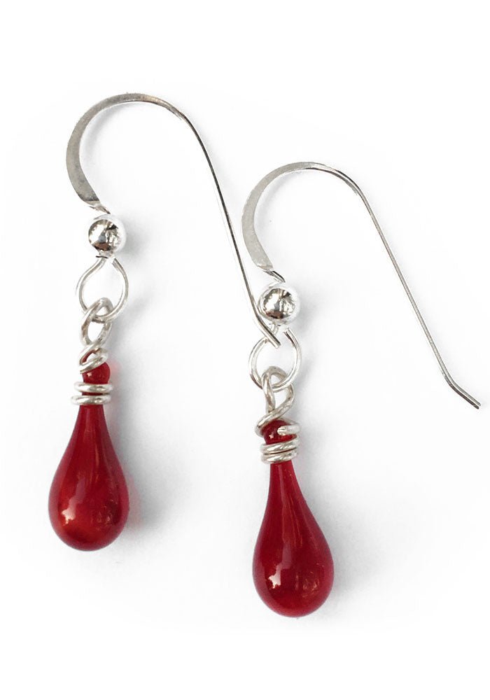 Demi Drop Earrings - glass Earrings by Sundrop Jewelry