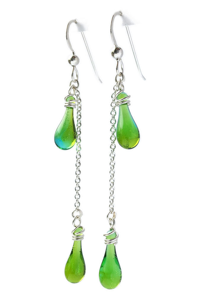 Eriantha Earrings - glass Jewelry by Sundrop Jewelry
