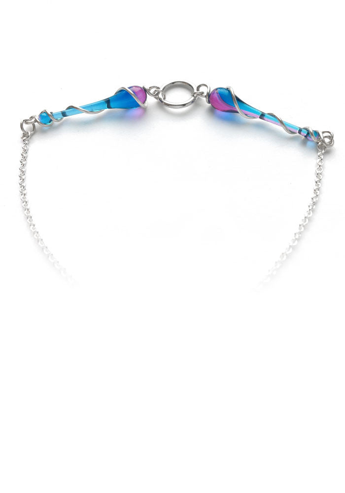 Libra Choker Necklace - glass Necklace by Sundrop Jewelry