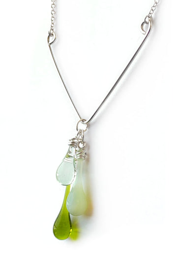 Spring Greens Valley Trio Necklace