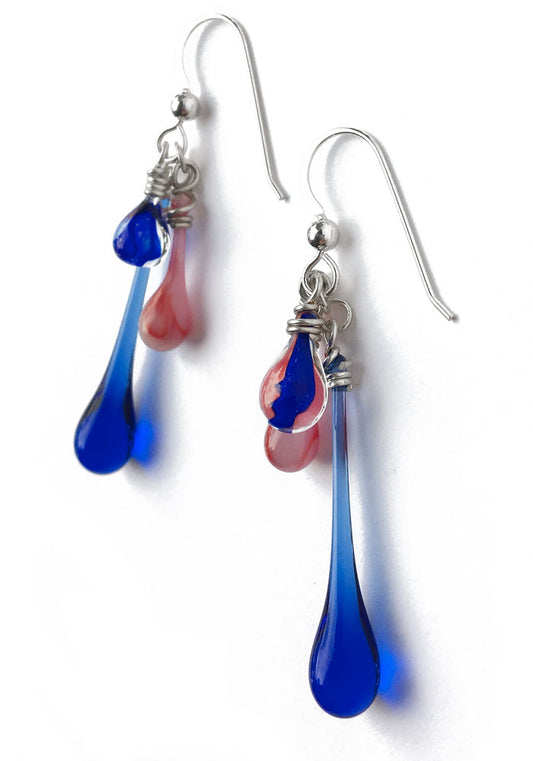 Red, White, and Blue Patriotic Trio Earrings