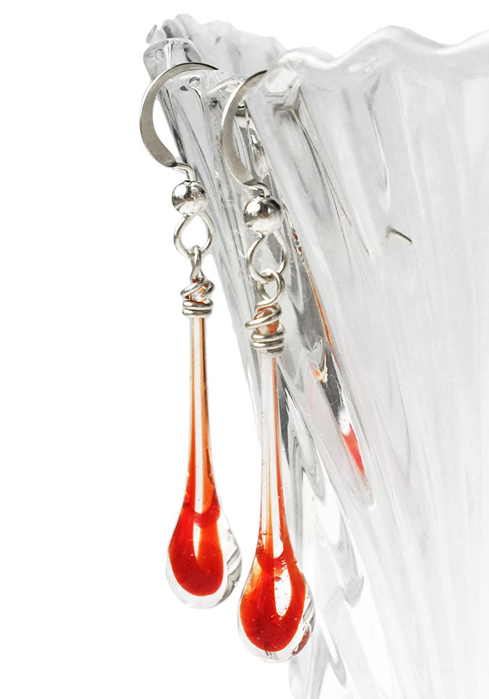 July Birthstone: Ruby - glass Jewelry by Sundrop Jewelry