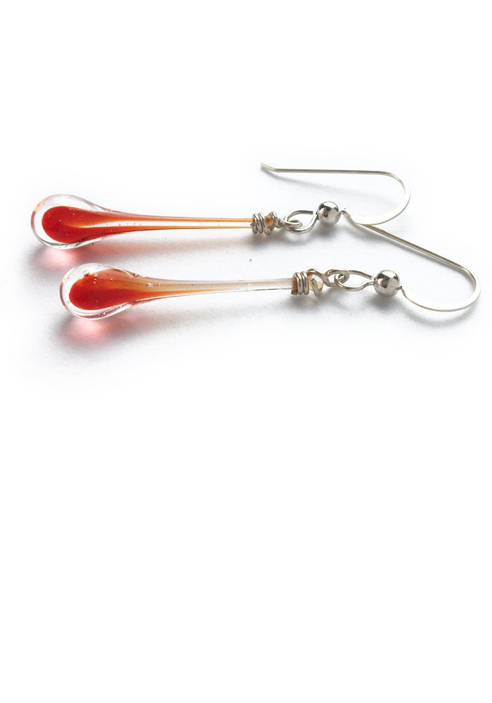 Red Tornado Solaris Earrings - Sundrop Jewelry