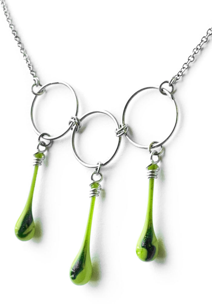 Sparkling Lime Orion Necklace