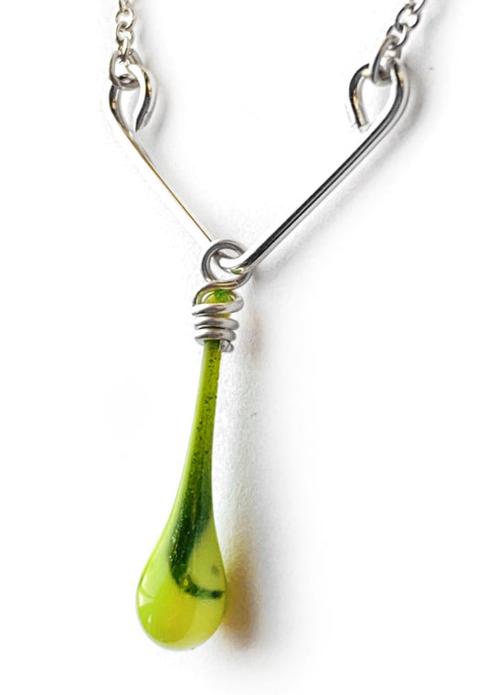 Sparkling Lime Valley Necklace