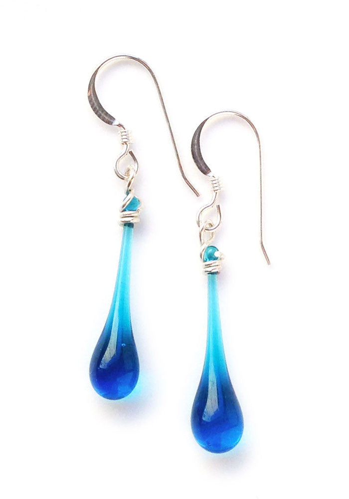 Solaris Glass Earrings - glass Earrings by Sundrop Jewelry