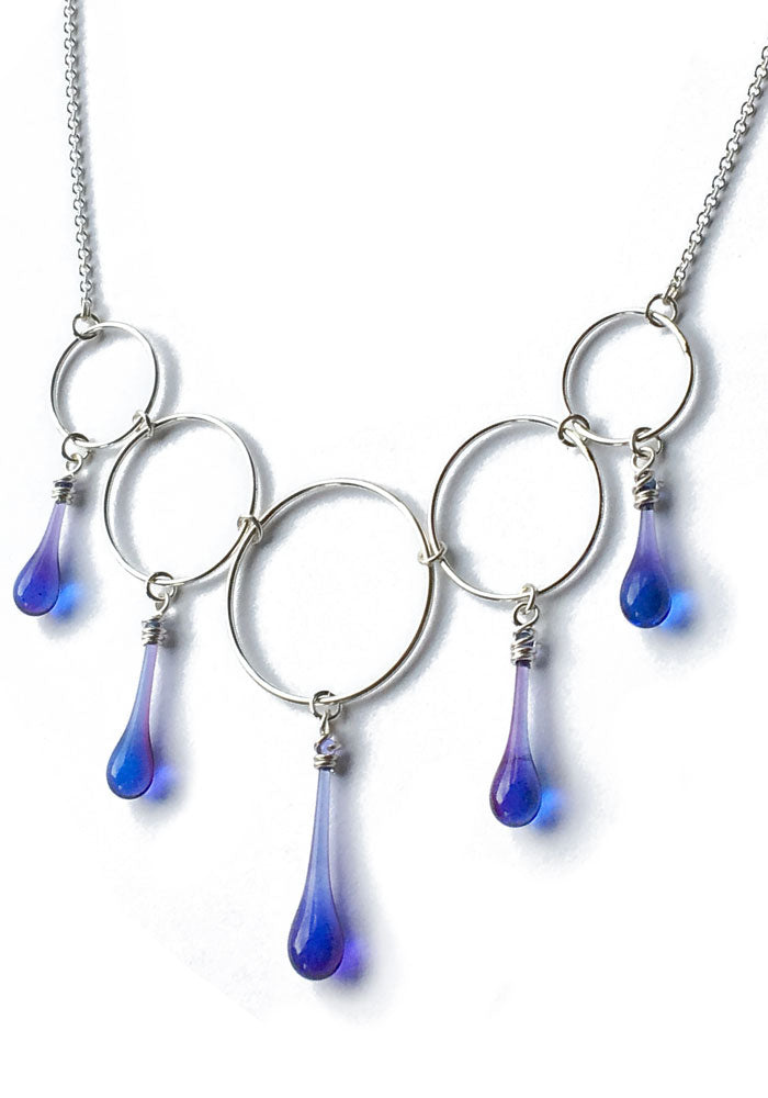 ocean choker necklace 5-piece set, Five Below