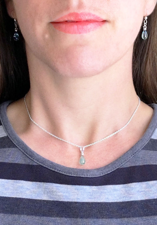 Fiddlehead Demi Earrings - glass Earrings by Sundrop Jewelry