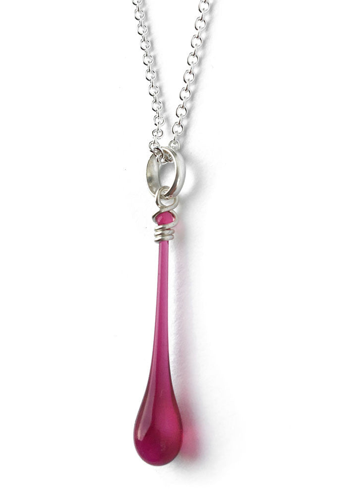 October Birthstone: Watermelon Tourmaline - glass Jewelry by Sundrop Jewelry